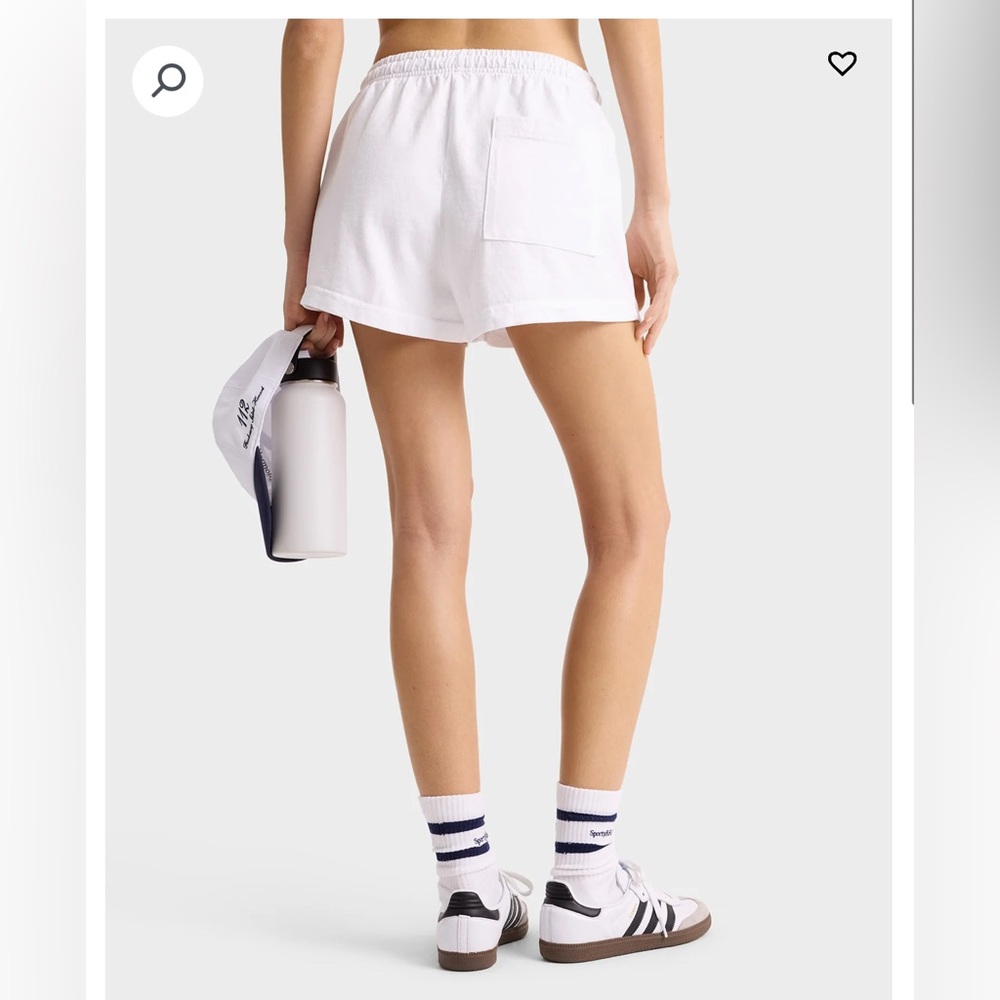 Sporty & Rich - Faubourg Disco Short - White/Navy - S - Picture 4 of 4